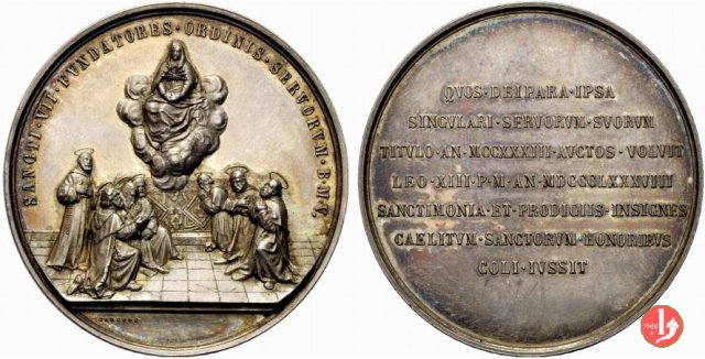 101-Canonizzazione dei Servi di Maria 50mm 1888