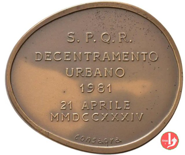 A- Decentramento Urbano 1981 1981