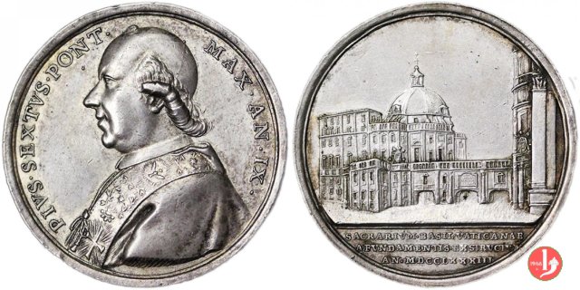 A. IX -Nuova Sacrestia Vaticana -P49 1783 (Roma)