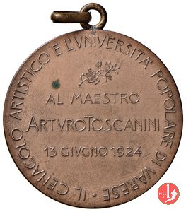 A Toscanini il Cenacolo e l'Università Popolare 1924 1924