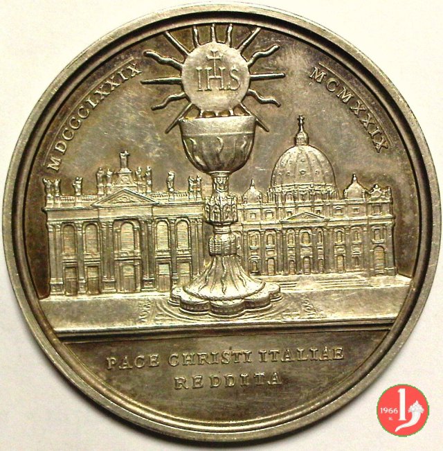 A. VIII -Concordato con l'Italia -CM156 1929 (Roma)