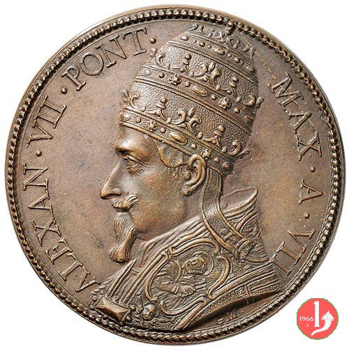 A. VII - Il colonnato di P.za San Pietro II -M590 1661 (Roma)