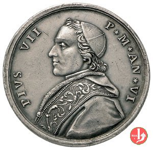 A. VI - Rientro del Papa da Parigi - P. Milvio 1805 (Roma)