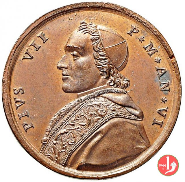 A. VI - Rientro del Papa da Parigi - P. Milvio 1805 (Roma)