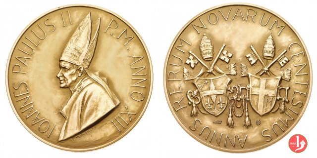 A . XIII - Centenario Rerum Novarum con enciclica 1991 (Roma)