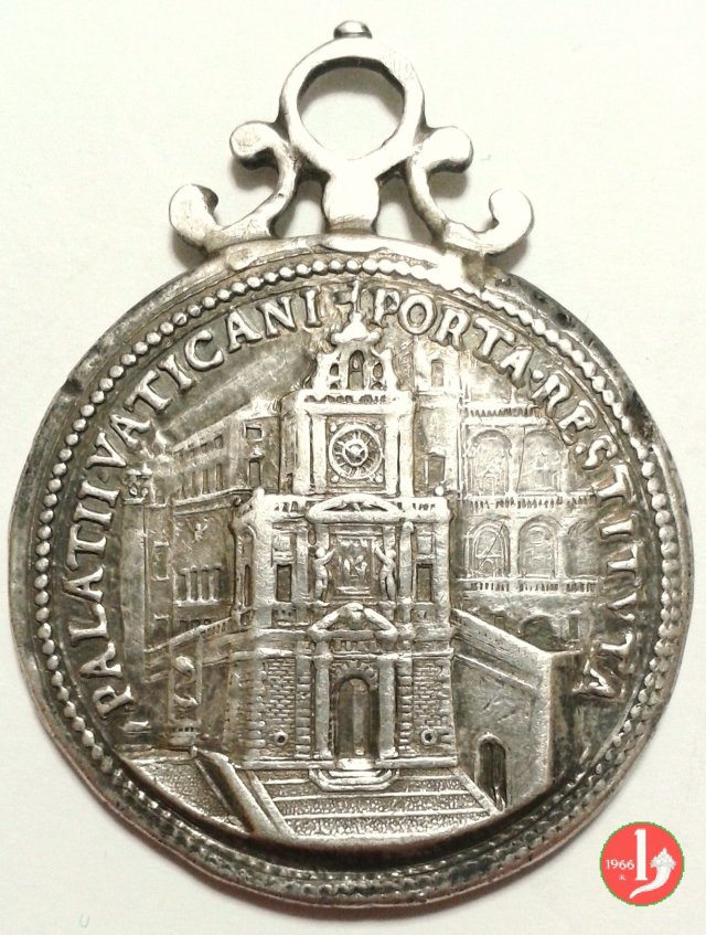 A. XIV - ricostruzione della porta Vaticana - 1618