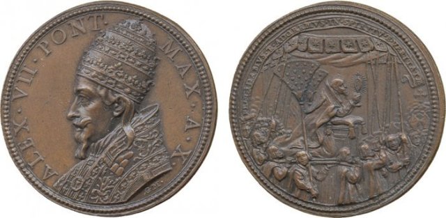 A . X - Processione del Corpus Domini -M617 1664 (Roma)