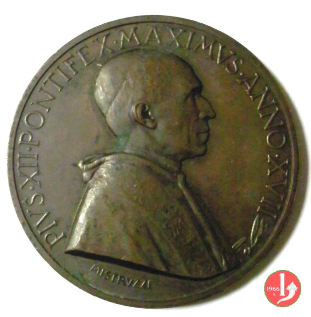A. XVII -Chiusura Anno Mariano -CM230 1955