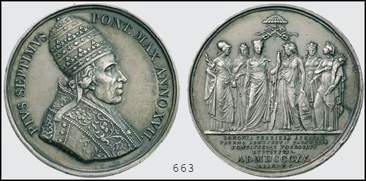 A . XVII -Restituzione delle Provincie al Papa-P80 1816 (Roma)