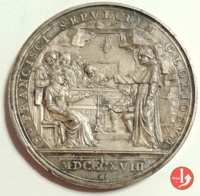 A . XXII - Riconoscimento corpo di San Francesco 1821 (Roma)