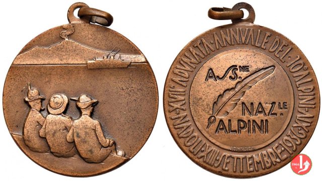 XVII - Adunata Alpini Napoli 1936 -C190 1936