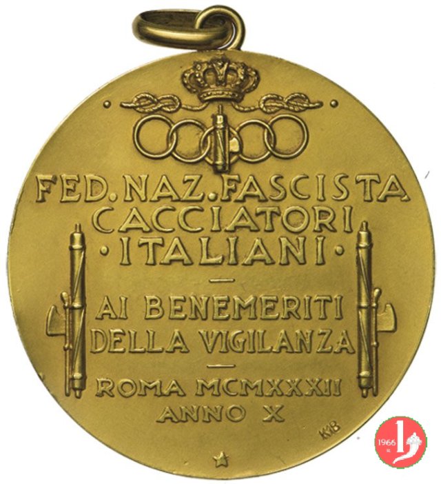 Adunata Fed. Naz. Cacciatori - Benemeriti -C61var 1932