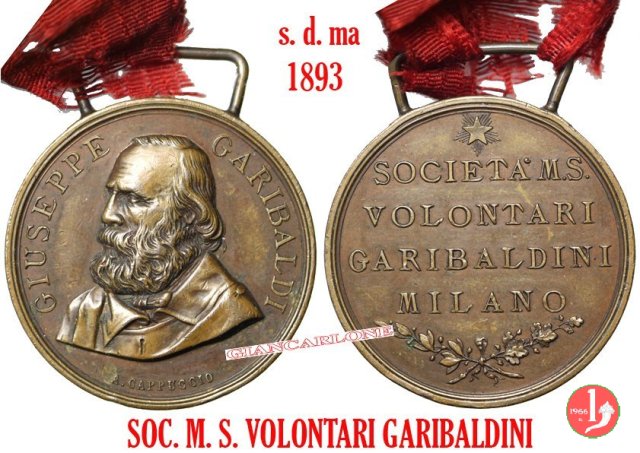 Ai Volontari Garibaldini 1893