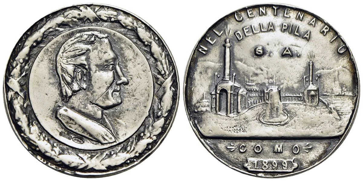 Alessandro Volta - 100&deg; della pila 1899 1899