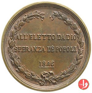 All'Eletto da Dio speranza de' Popoli-B27Var 1846