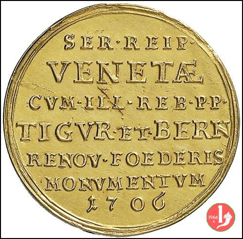 Alleanza con Berna e Zurigo 1706 -V1346 1706 (Zurigo)