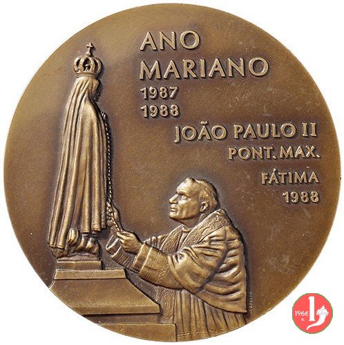 Anno Mariano - Cappella N.S. de Fatima 80mm 1987