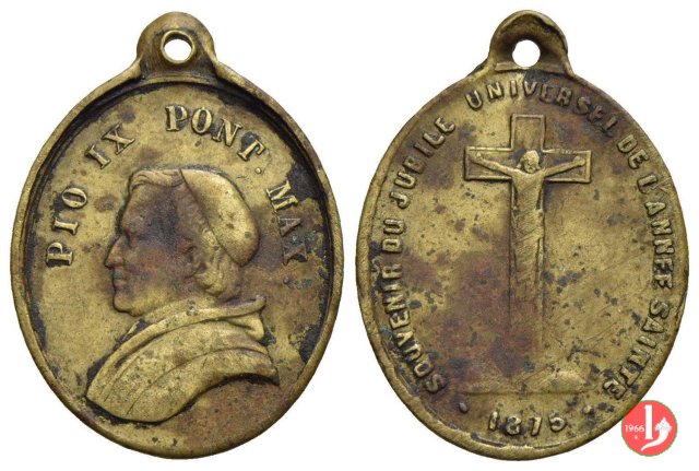 Anno Santo 1875 Souvenir -B13var 1875