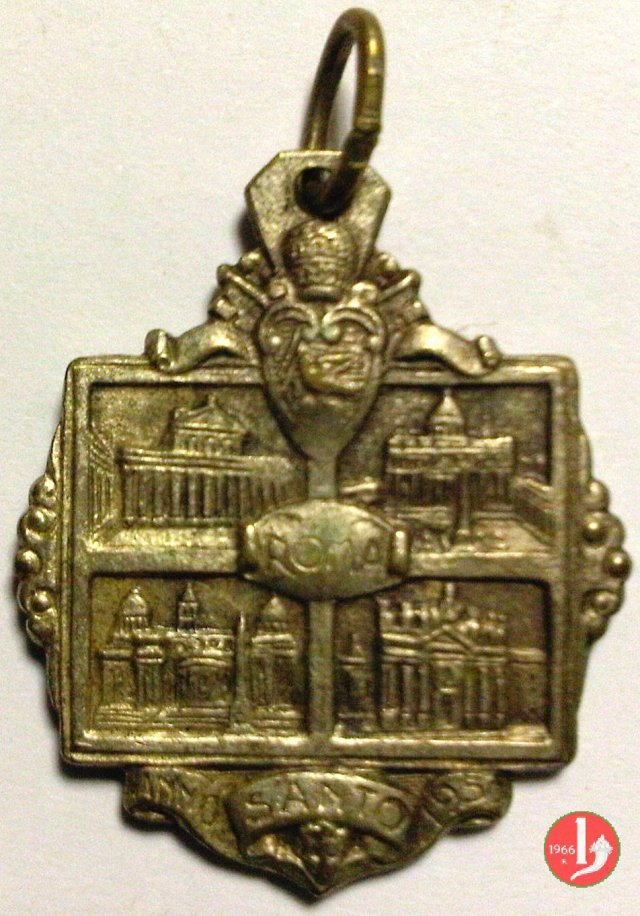 Anno Santo - Basiliche Patriarcali 28x24mm 1950