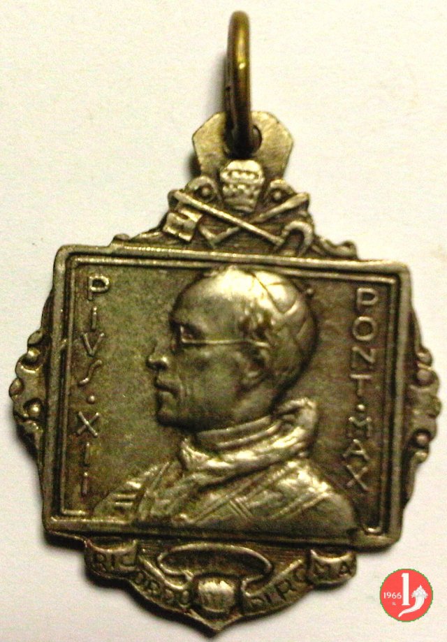 Anno Santo - Basiliche Patriarcali 28x24mm 1950