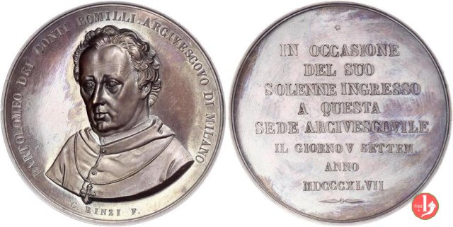 Arcivescovo Bartolomeo Romilli 1847 1847 (Milano)