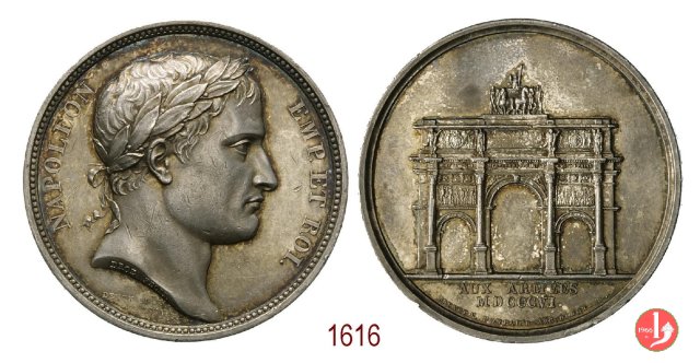 Arco di Trionfo del Carrousel 1806 -B557 1806 (Parigi)