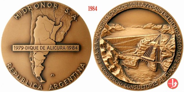 Argentina - Diga di Alicura 1984 1984