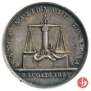 Banca Nazionale Toscana 1857 1857