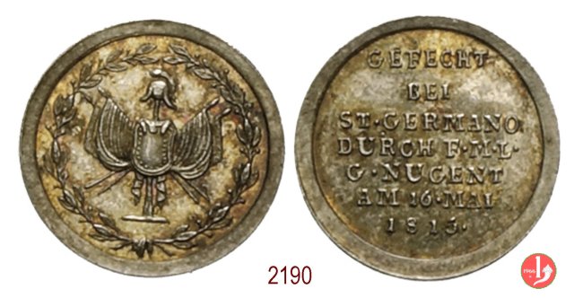 Battaglia di S. Germano -106 1815 (Vienna)