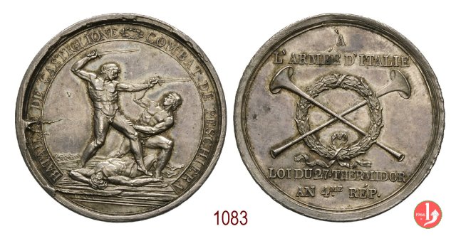 Battaglie di Castiglione e di Peschiera 1796 -H744 1796 (Milano)