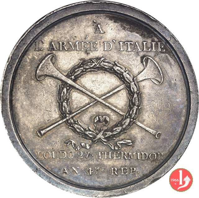 Battaglie di Castiglione e di Peschiera 1796 -H744 1796 (Milano)