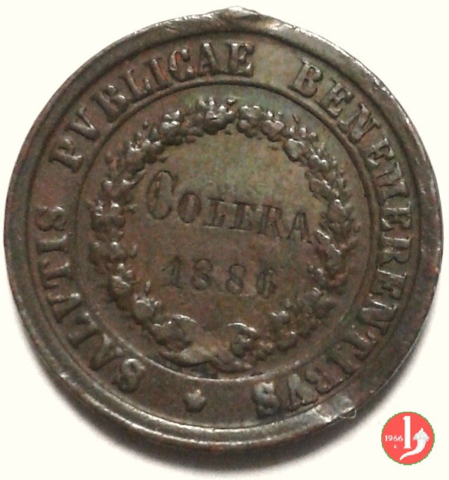 Benemerenti della Salute Pubblica per Colera 1886