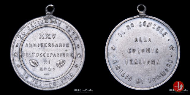 Bolivia - 25° Occupazione di Roma 1895 1895