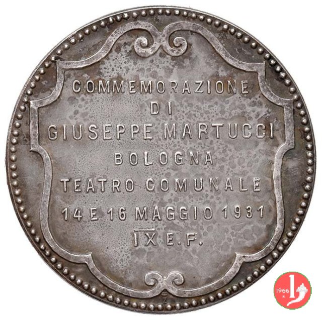 Bologna - Giuseppe Martucci 14-05-1931 1931 (Roma)