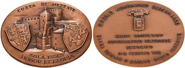 CN 34° Convegno Numismatico Bergamo 1999 1999