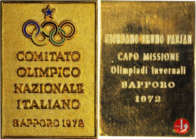 CONI - Olimpiadi Invernali di Sapporo 1972 1972