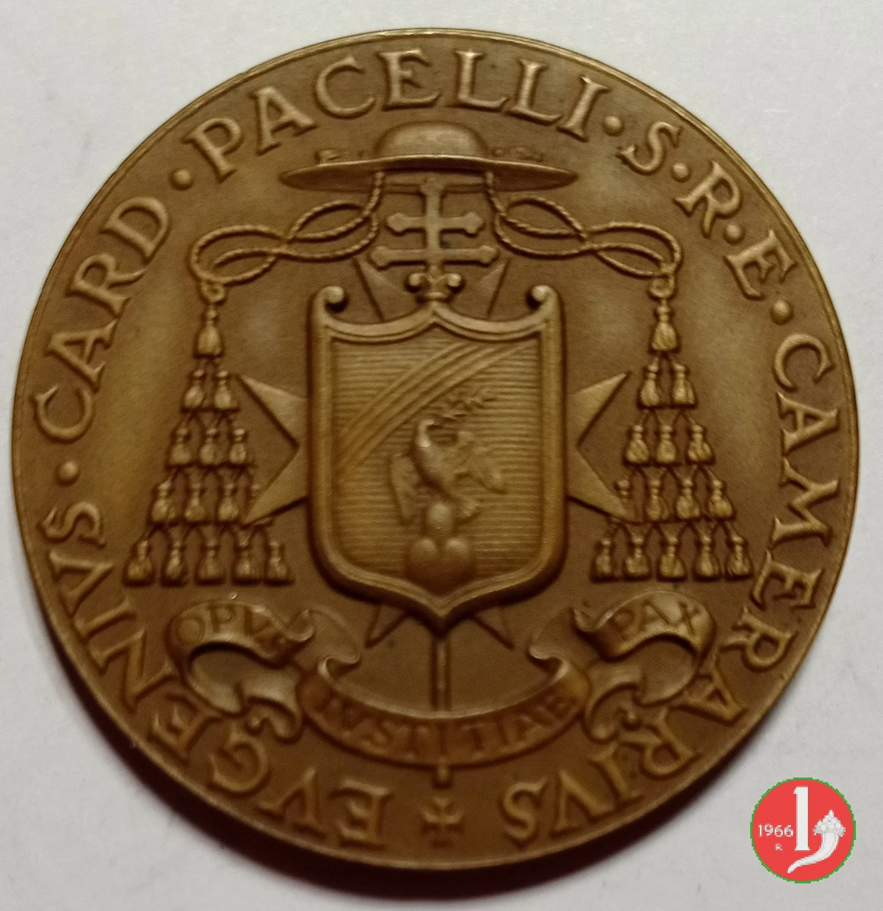 Camerlengo Card. Pacelli -Bo117 1939