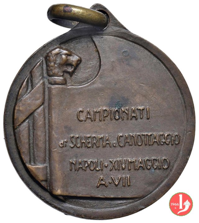 Campionati di Scherma e Canottaggio Napoli -C- 1929