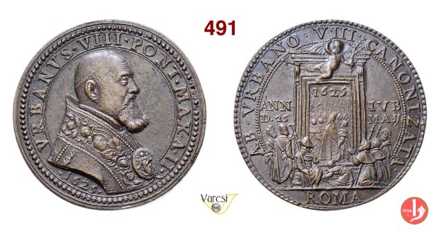 Canonizzazione di Santa Elisabetta Regina -Mi163 1625
