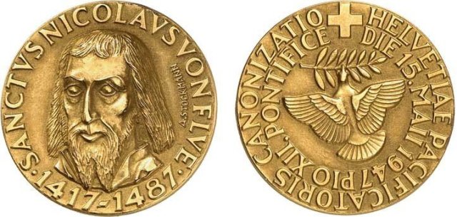 Canonizzazione di Nicola di Flue 1947