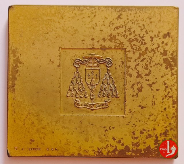 Card. Montini-Placchetta del Concilio Vat. II-C98 1962