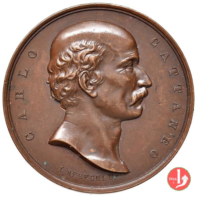 Carlo Cattaneo 1870 1870