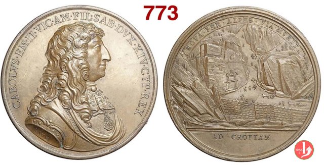 Carlo Emanuele II 1638-1675 -UdS71 1865 (Torino)