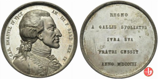 Carlo Emanuele IV 1796-1802 -UdS82 1865 (Torino)