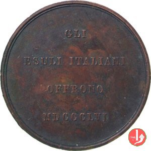 Cavour-Lamarmora -Gli Esuli Italiani 1856 1856 (Torino)