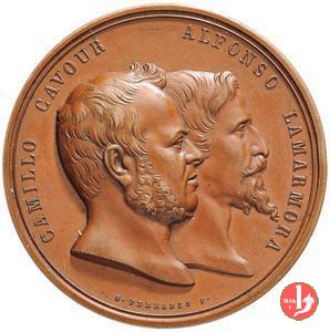 Cavour-Lamarmora -Gli Esuli Italiani 1856 1856 (Torino)