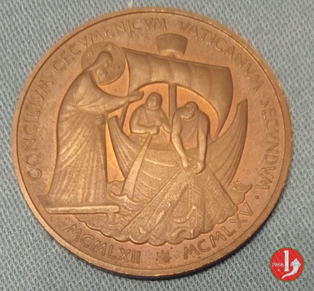 Chiusura del Concilio Vaticano II-reti in barca -Mo487 1965