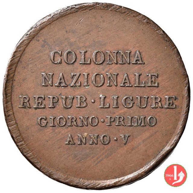 Colonna Nazionale a Genova 1801 -B154 1801