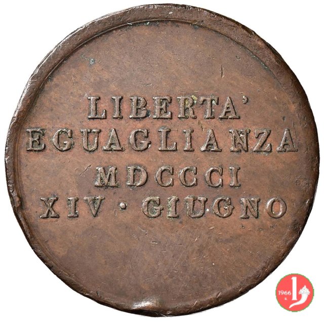 Colonna Nazionale a Genova 1801 -B154 1801
