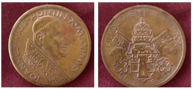 Commemorativa Pont. - Oboedientia et Pax -Mo284 1963